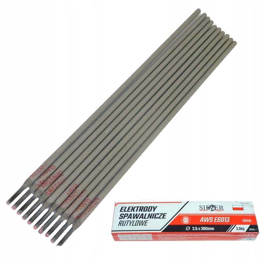 

Elektrody Spawalnicze 2,5MM 2,5 Kg Różowe Rutylowe
