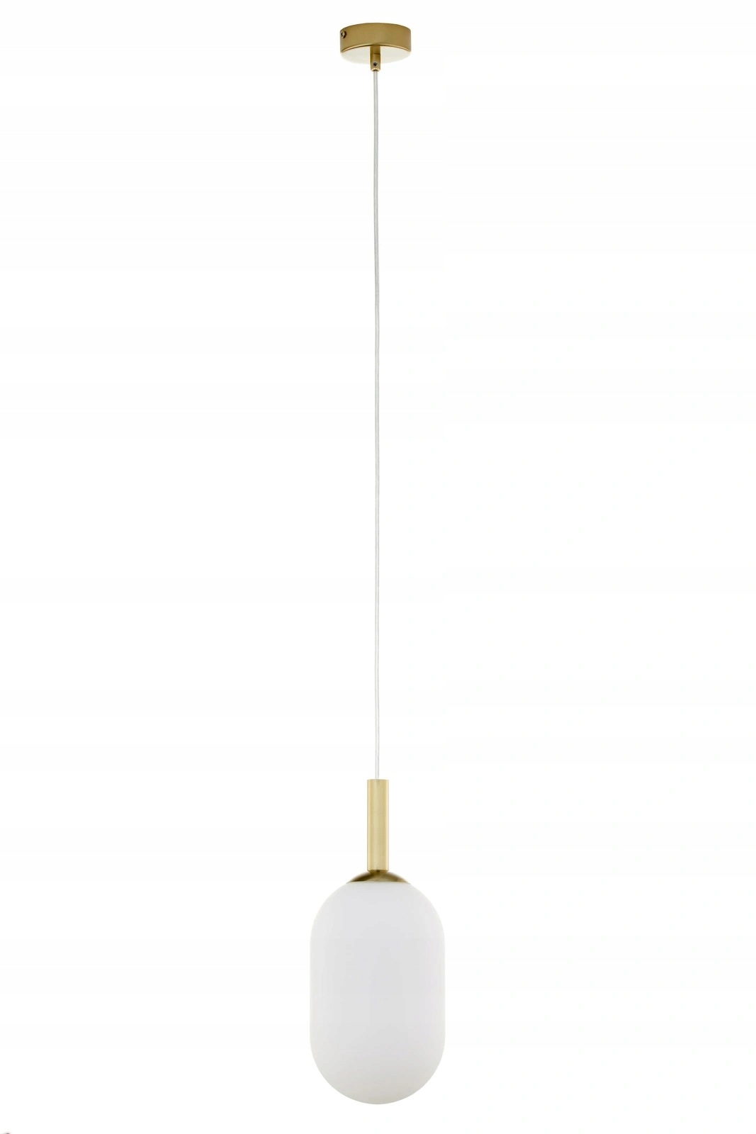 Sigma Lighting závěsná lampa Pluum, zlaté skleněné stínítko 1xE14 12W