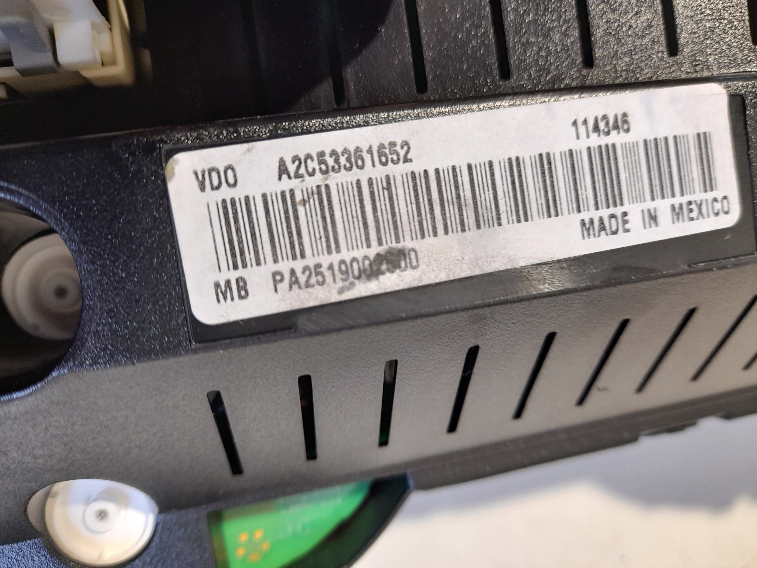 MERCEDES W251 dials dials 2519002500