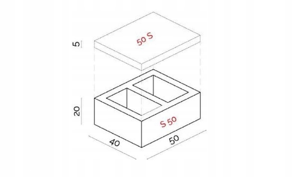 OGRODZENIE KOST-BET GŁADKIE ROYAL MIX A5 TOFFI Maksymalna wysokość elementu 20 cm