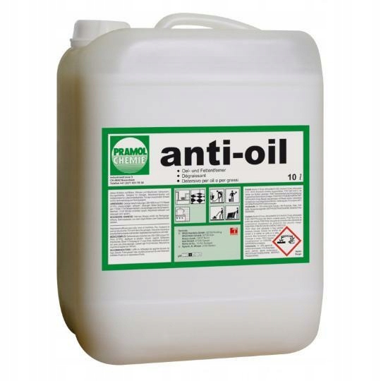 Pramol Anti-oil 10L Silny Odtłuszczacz Do Kuchni Gastronomii Koncentrat