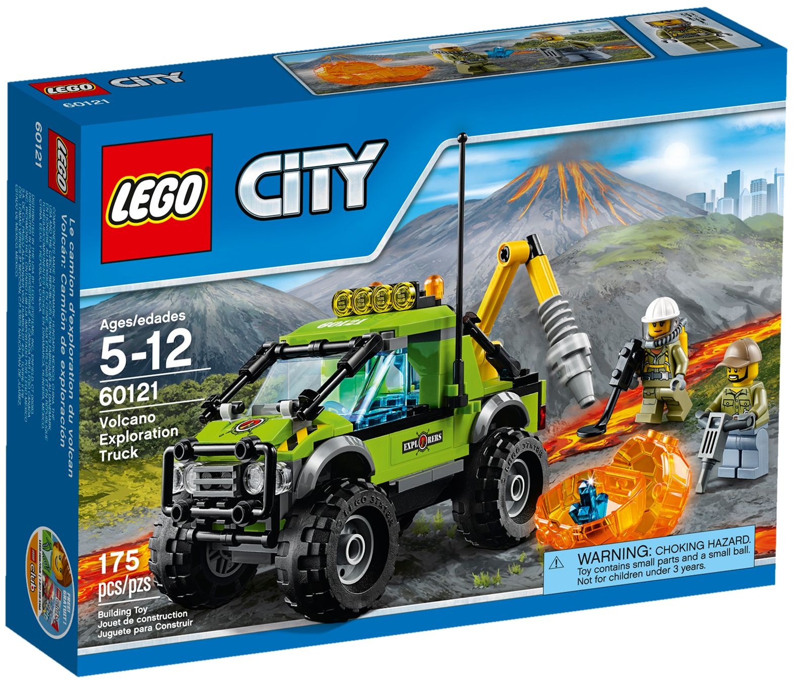 Lego City 60121 Auto vědců Originální Stavebnice Nové jako dárek