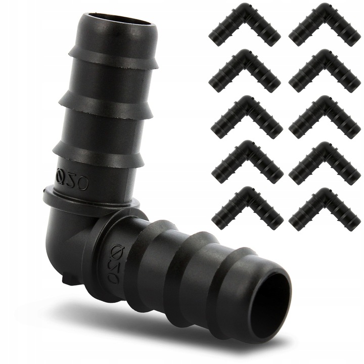 

Kolano Kolanko Do Linii Wtyk Na Wąż 16mm 10 szt