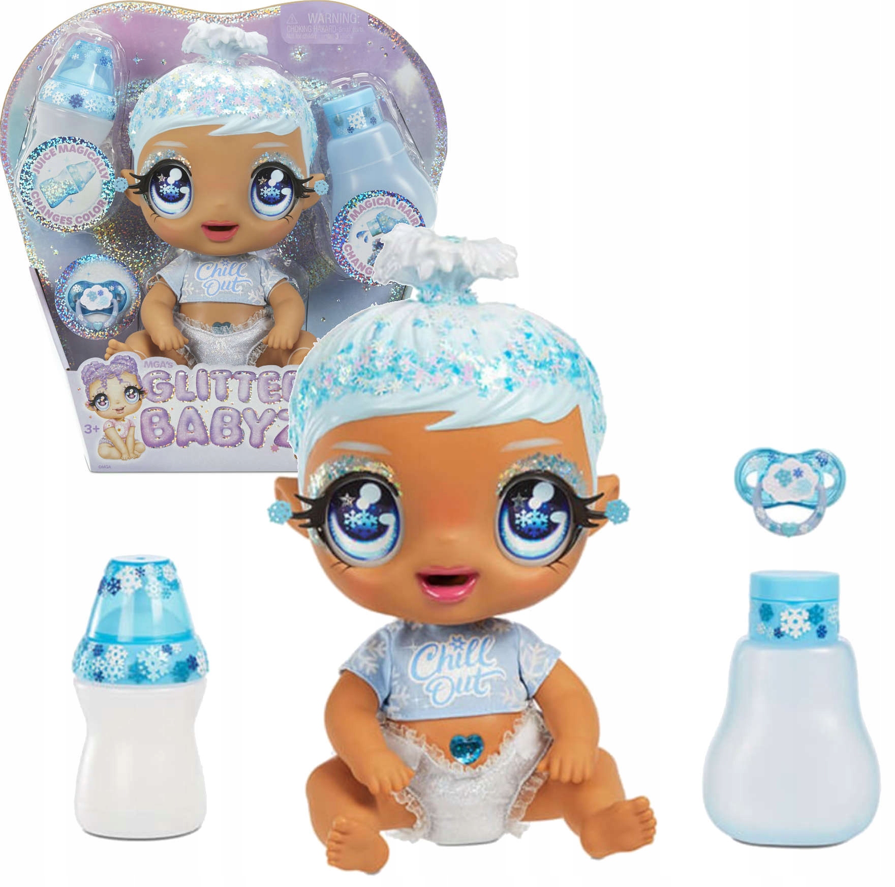 

Glitter Babyz Brokatowa Lalka January Snowflake
