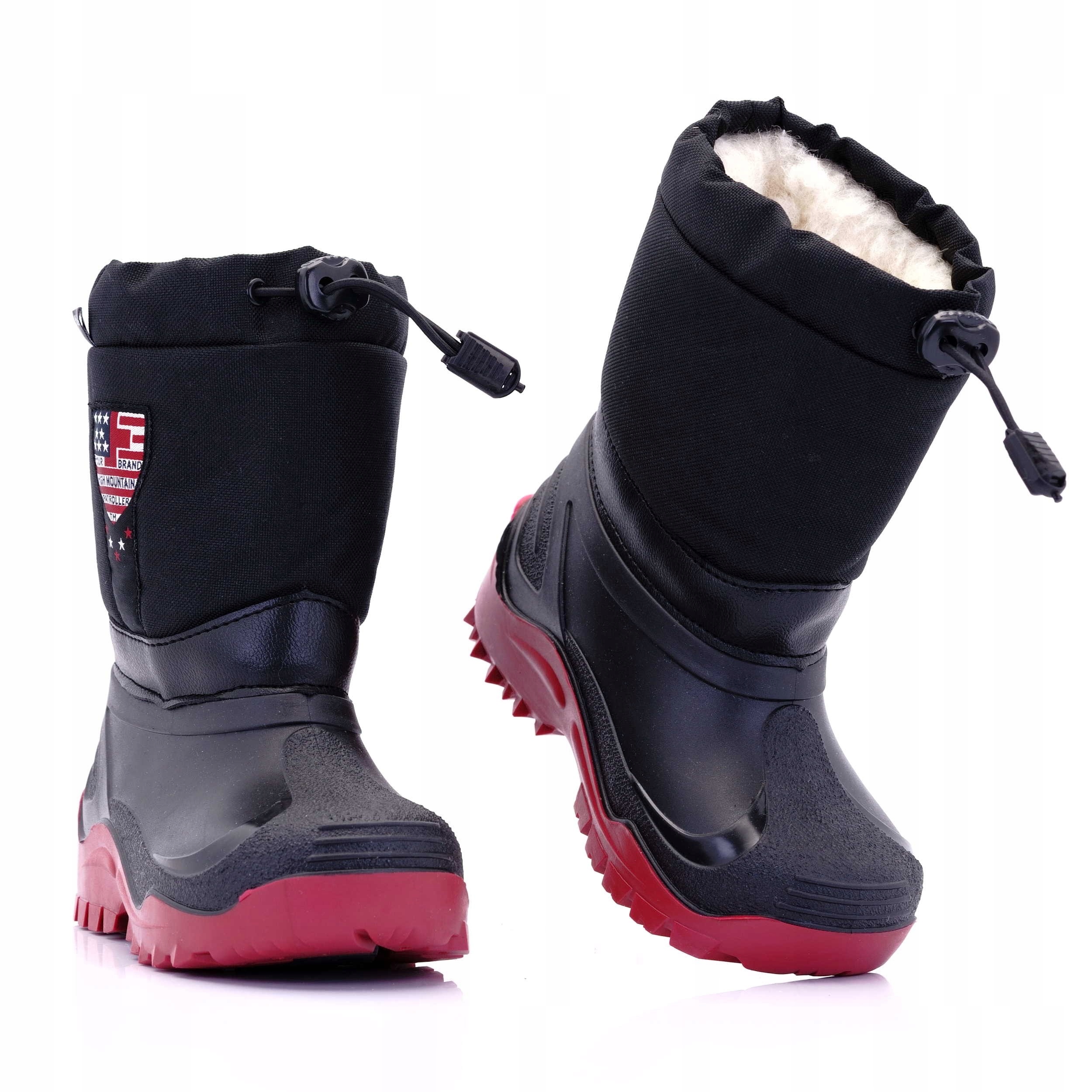 Renbut Muflon ŚNIEGOWCE BUTY DZIECIĘCE WEŁNA 21/22 Marka Ren But