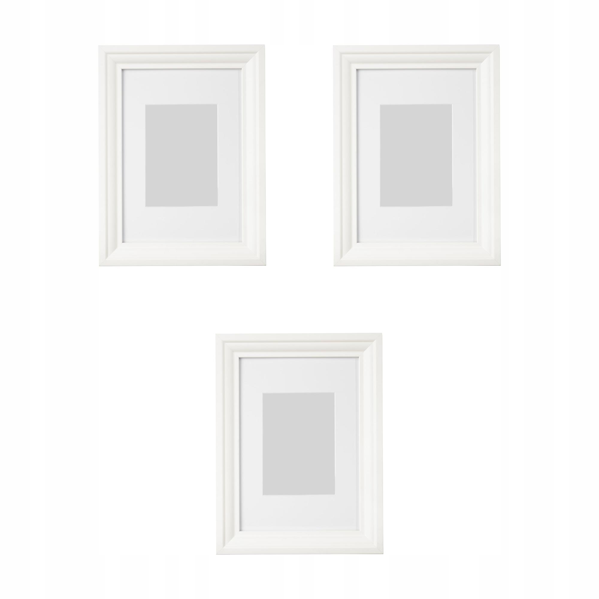 3 ks Rámeček Edsbruk Bílý 21x30 cm Závěsný a stojící Edsbruk