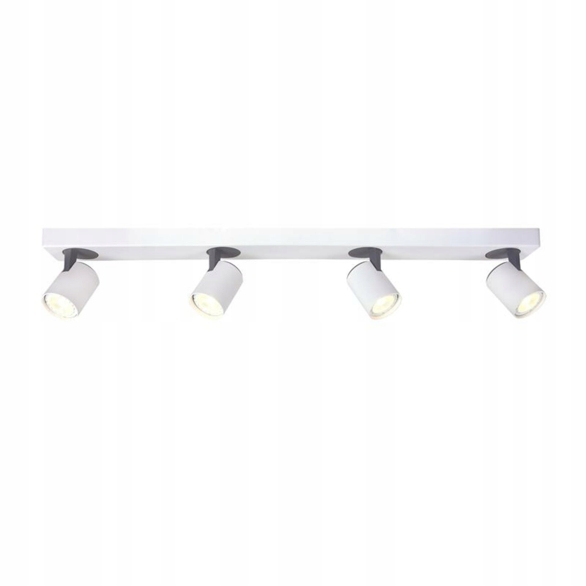 Aca Lighting bodové svietidlo nástenné 4XGU10 biela hliník 76X7X12CM Disco Ra