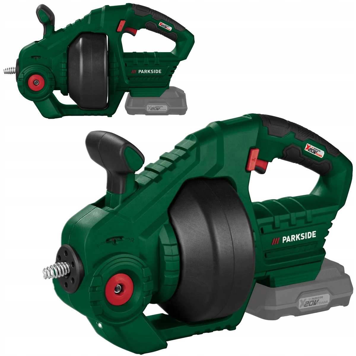 Akumulatorowa Spirala Kanalizacyjna Do Rur Parkside Parrw A1 20V