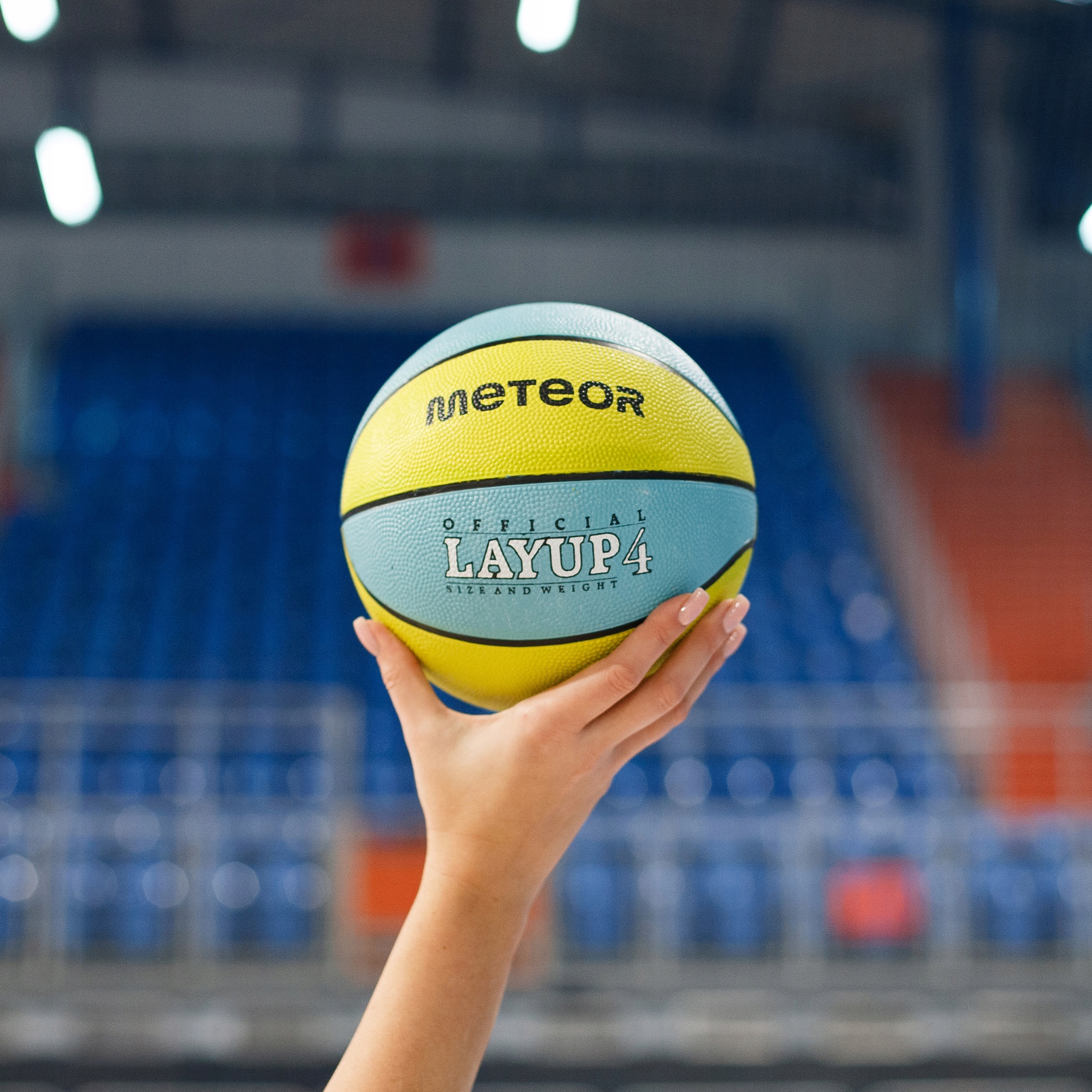 PIŁKA KOSZOWA DO KOSZYKÓWKI METEOR LAYUP DLA DZIECI 3-10 lat #4 Model Layup