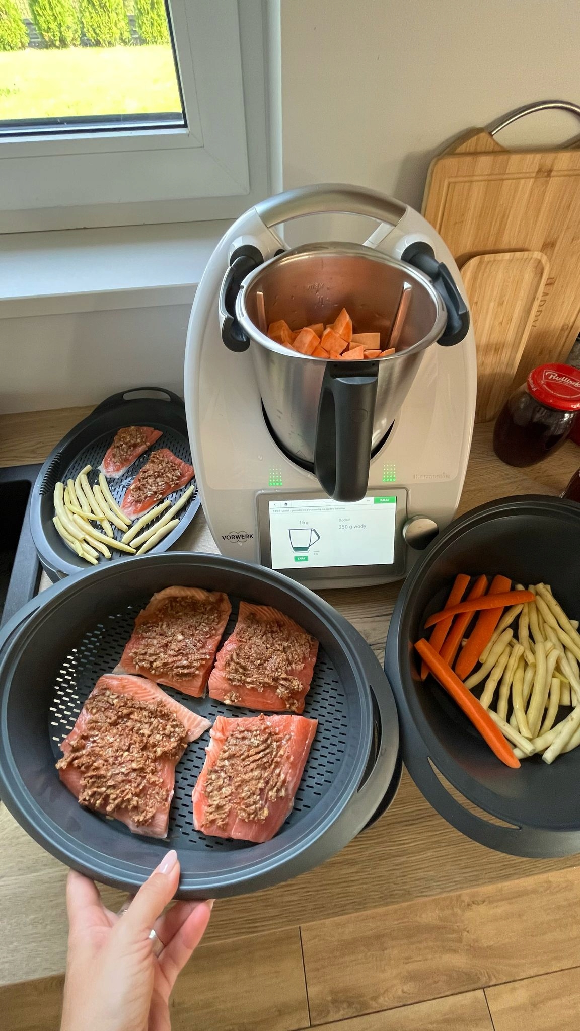 Extra piętro do gotowania na parze w Varoma Thermomix TM6/TM5/TM31 Termomix Model steamLEVEL