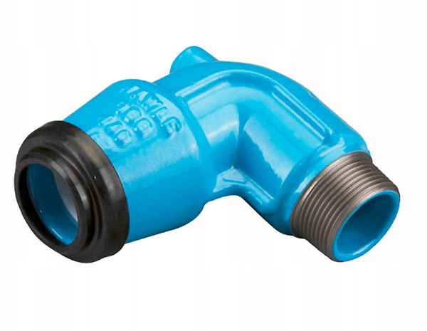 Koleno Iso gel pro Pe trubky Dn 40/1 1/4" 90 st. vnější závit (6460)
