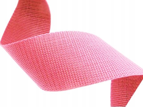 Taśma Nośna Parciana 20mm Jasny Różowy 50m