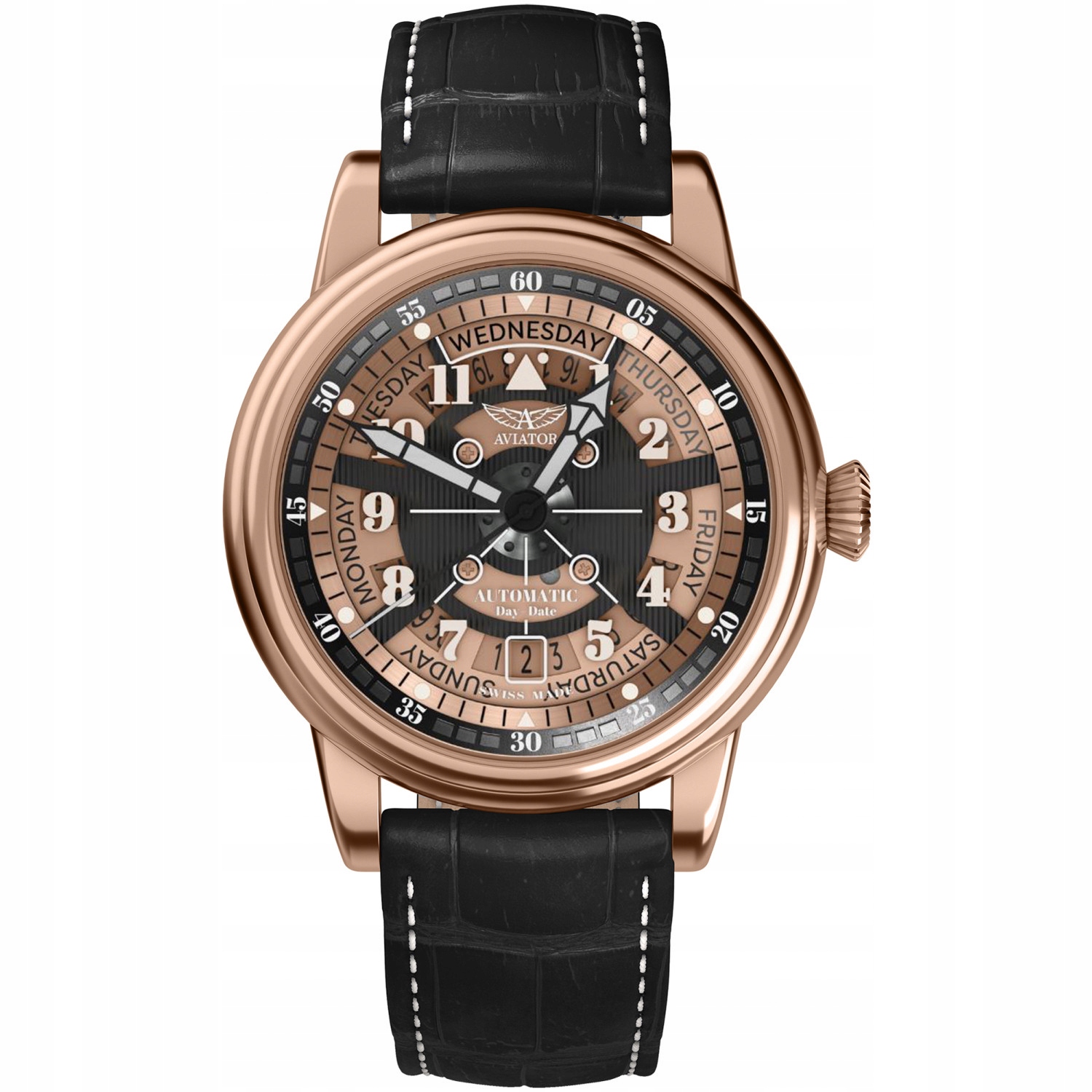 Pánské Hodinky Aviator V.3.36.2.289.4 černé