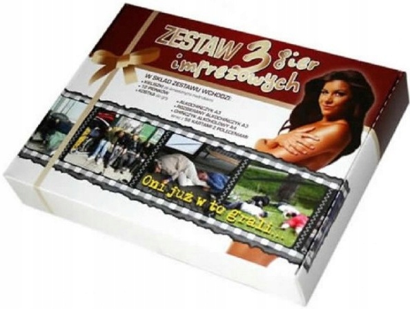 GRA IMPREZOWA ALKO-CHIŃCZYK 3 GRY + KIELISZKI