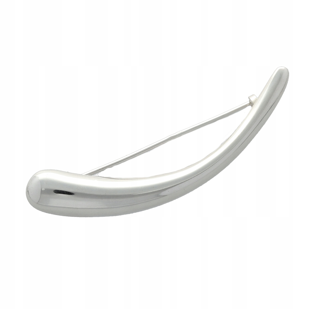 Brož hladké stříbro