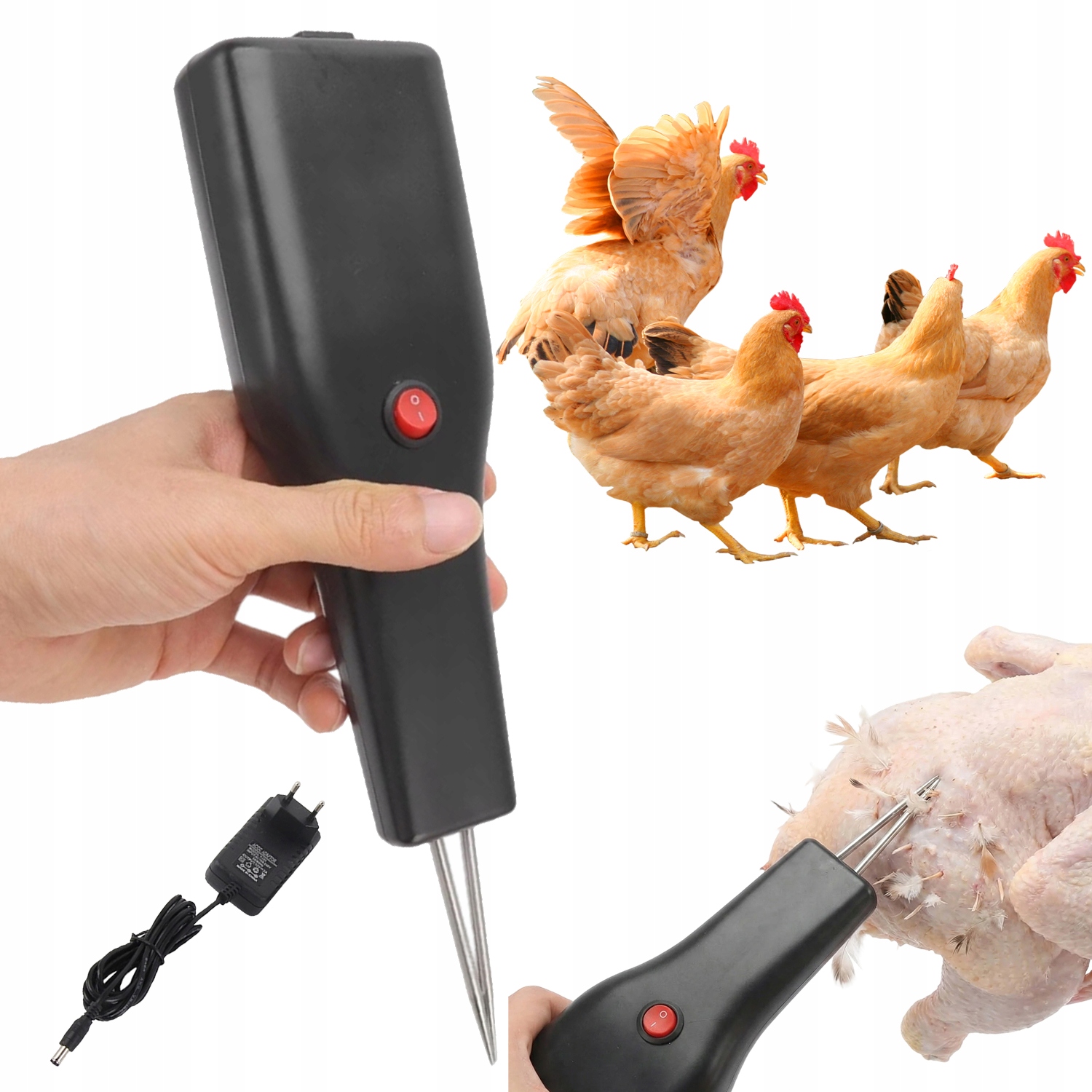 Elektrická Škrabka Na Kuřecí Peří A Kachnu, Drůbež, Peří, Slepice