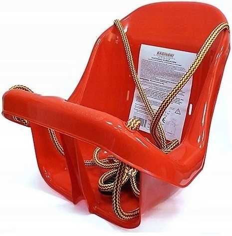 SOLIDNA HUŚTAWKA KUBEŁKOWA KOLOROWA PAS Rodzaj huśtawka kubełkowa