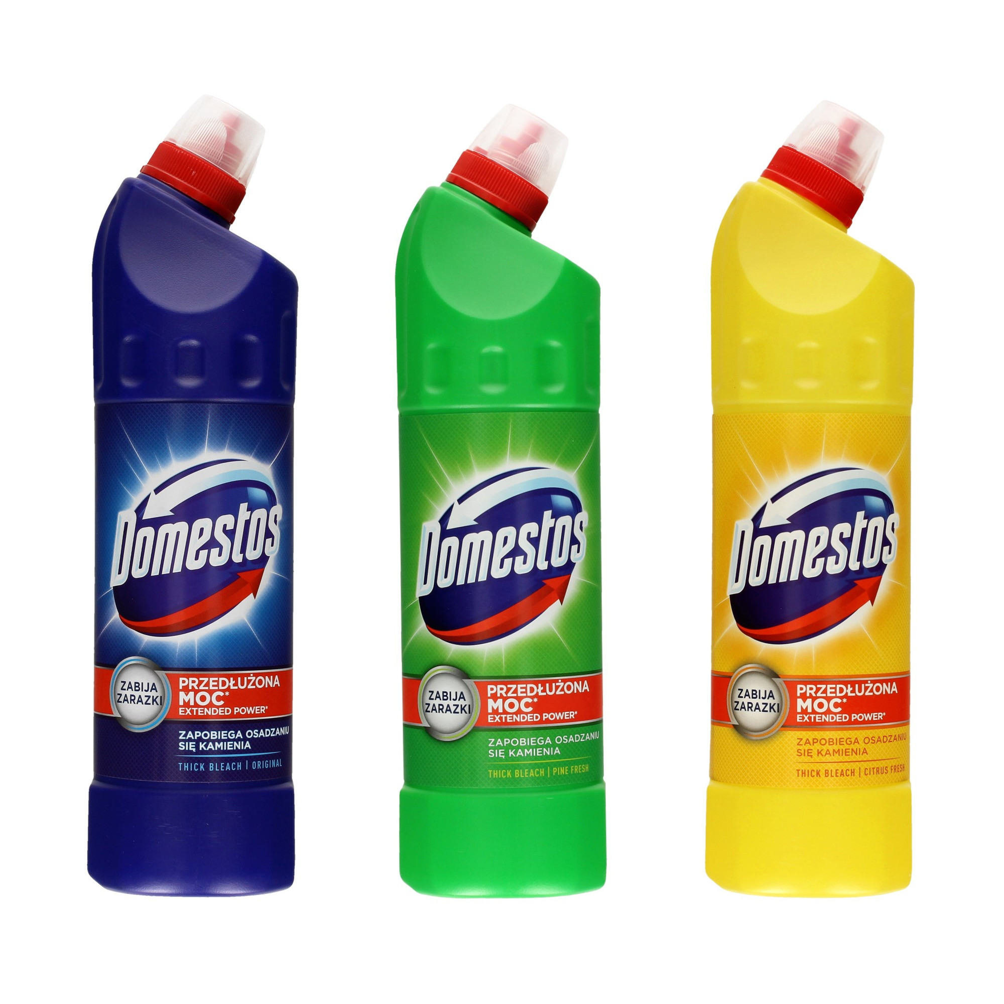 

Płyn do Wc 750ml Domestos zestaw 3 szt.