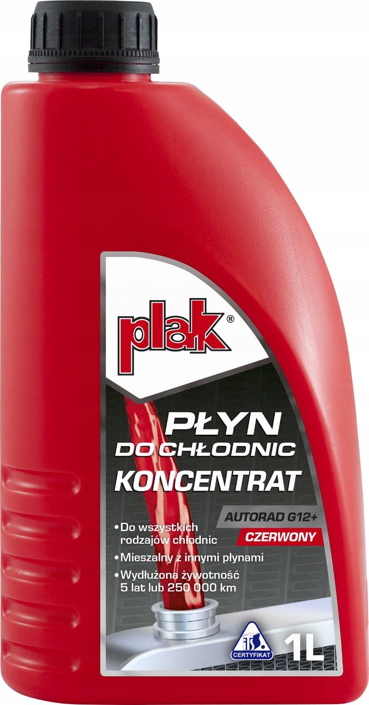 Autorad G12+ Koncentrat Płyn do chłodnic Plak 1L