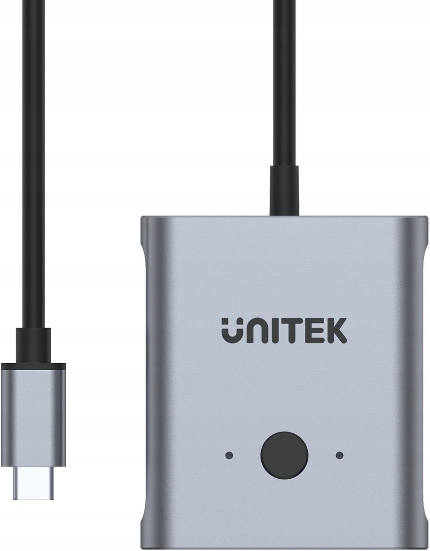 Unitek Dwukierunkowy USB-C 4K D1078A Szary