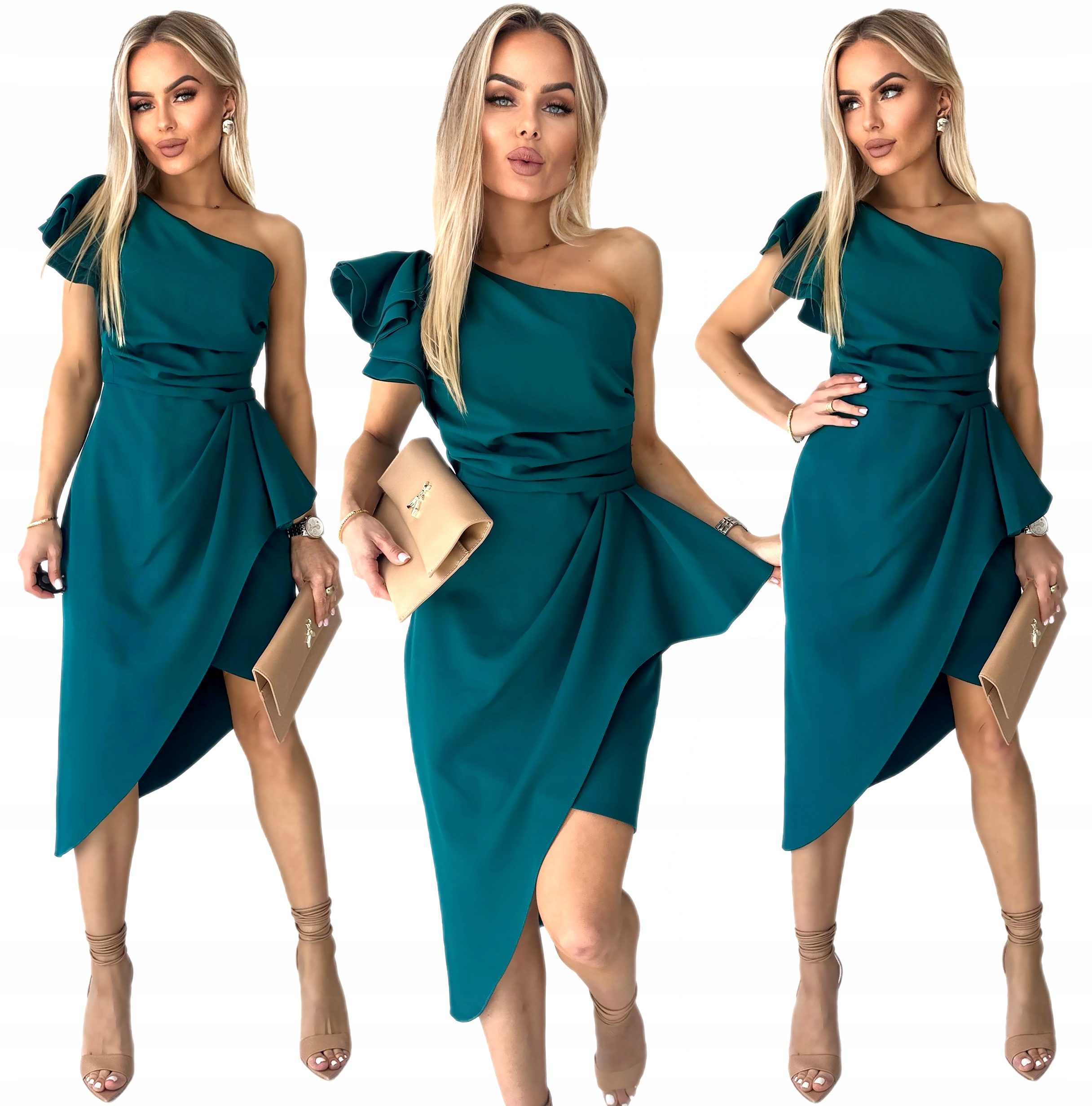 Elegantní Šaty nadměrné velikosti Výrobek Polský svatební hostina XL JR03