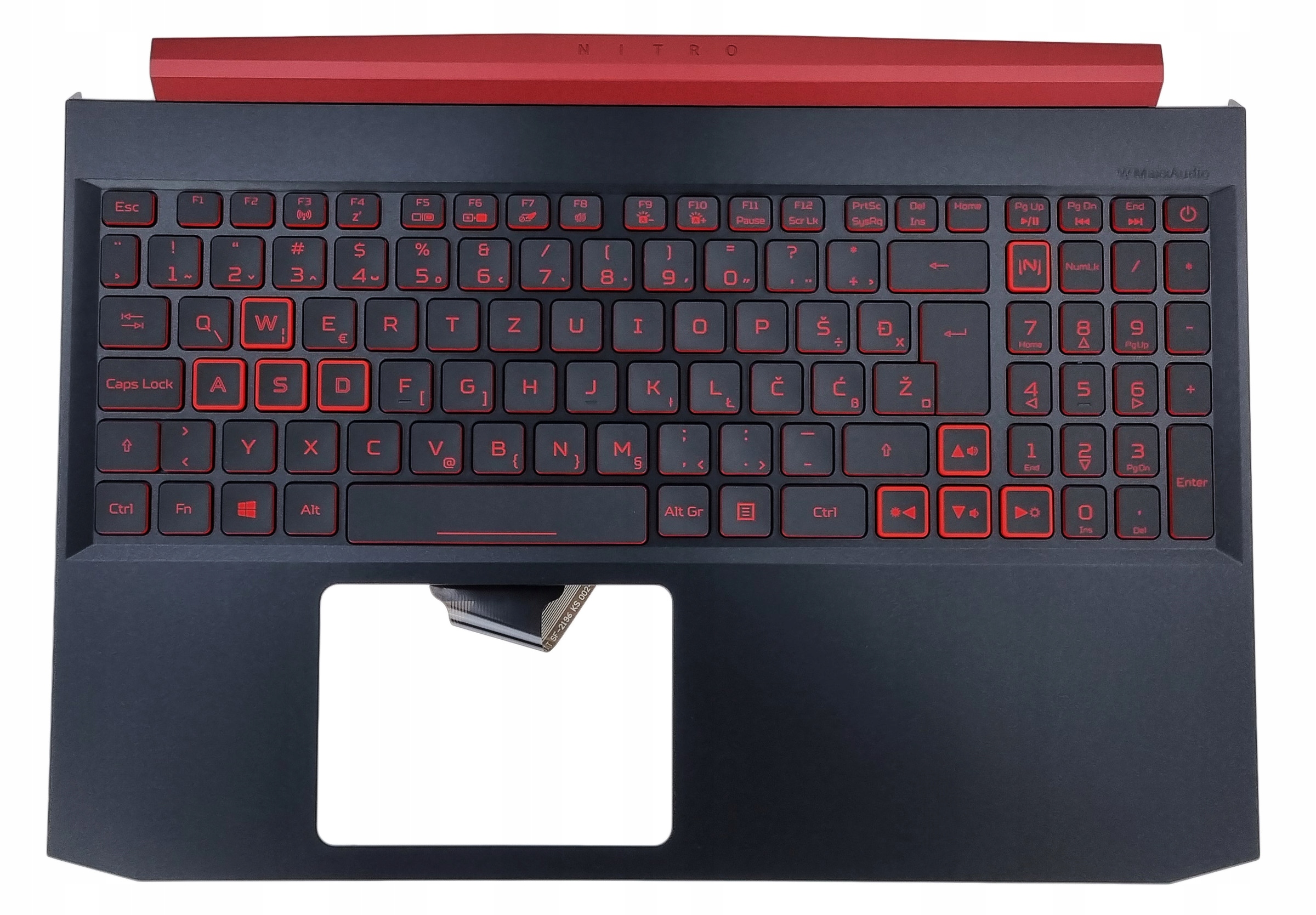 Nová Krytka Klávesnice Acer Nitro 5 AN515-54 GTX1660 Ti Chorvátska
