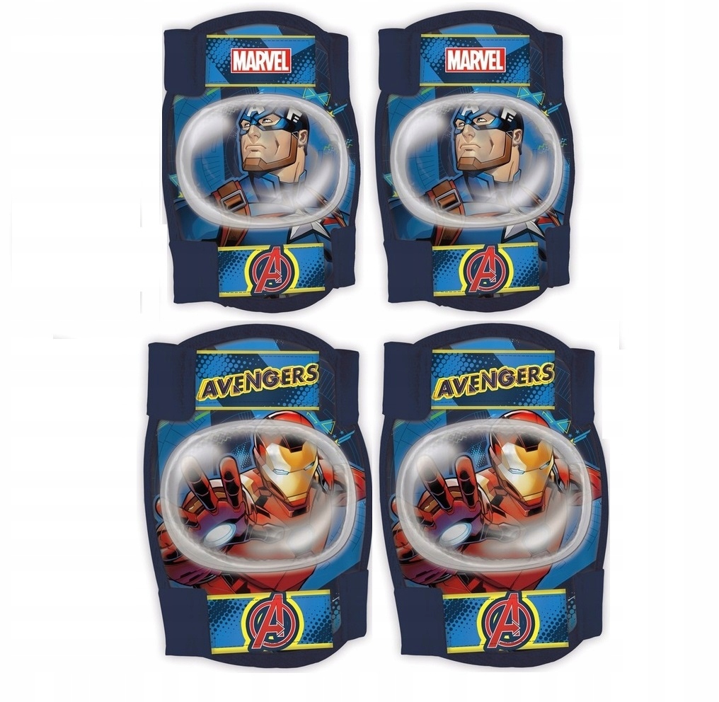 OCHRANIACZE ROWER HULAJNOGA NA ŁOKCIE I KOLANA AVENGERS MARVEL KOMPLET 4szt