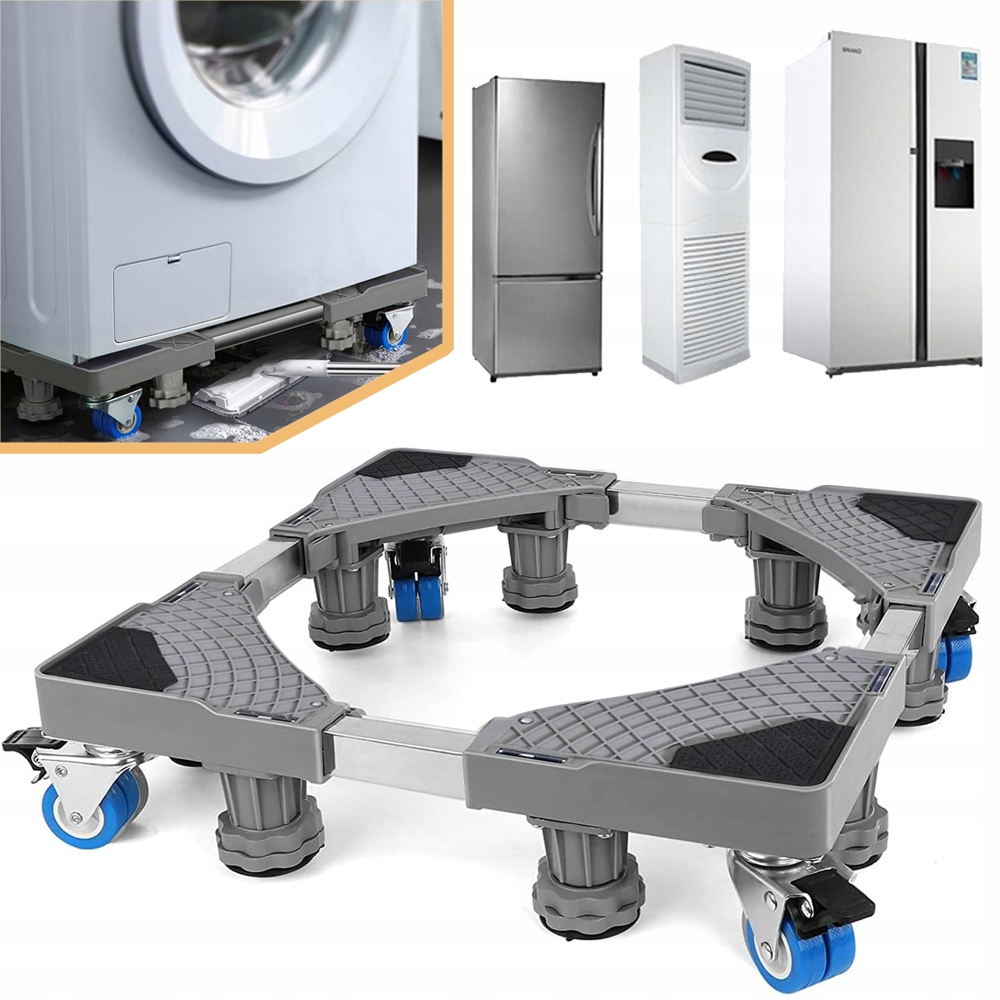 Podstawa Do Pralki, Stabilna Podstawa, Regulowana Podstawa Pralki, Szara