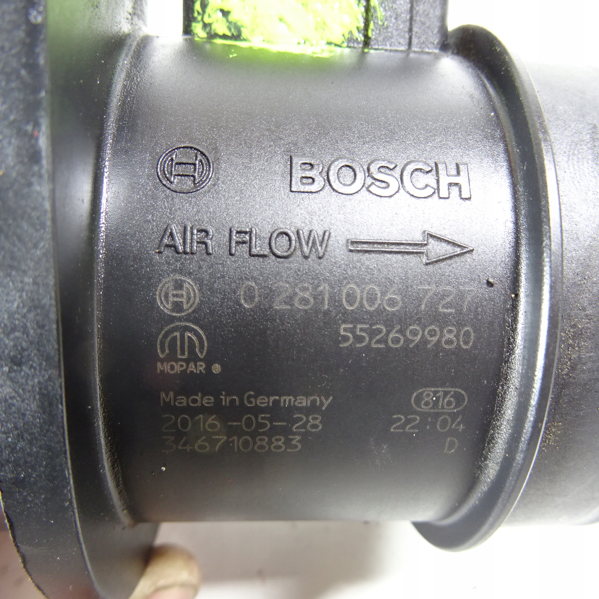 FIAT TIPO 1.6M-JET flow meter 55269980