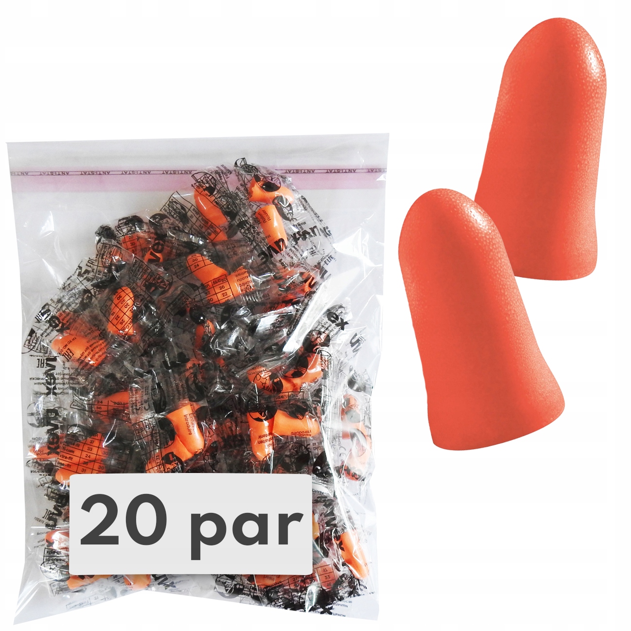

Zatyczki stopery do uszu uvex Com4-fit 20 par