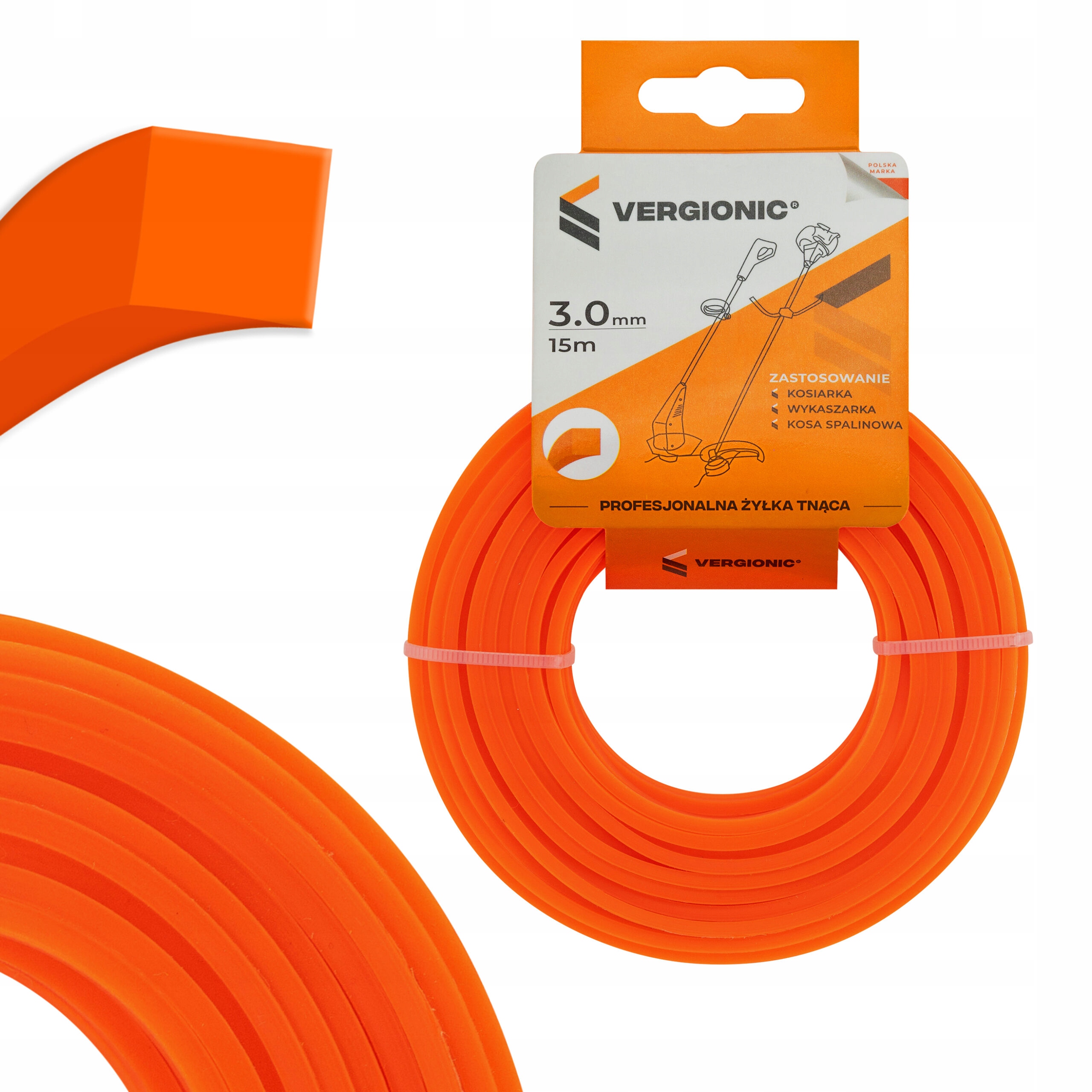 

Żyłka Tnąca Do Kosy Spalinowej Podkaszarki 3mmx15m