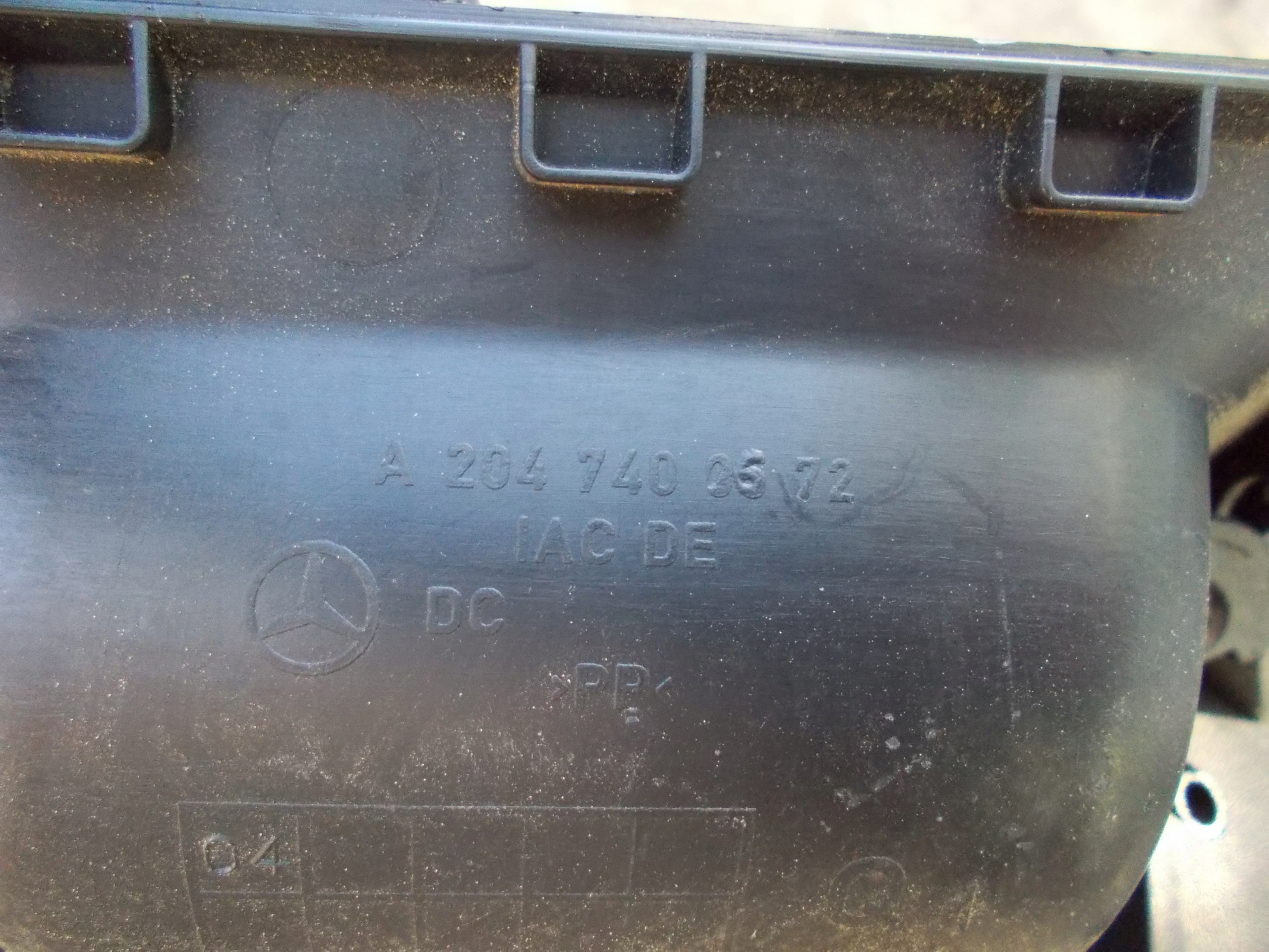 MERCEDES W204 cover bonnet boot A2047402672