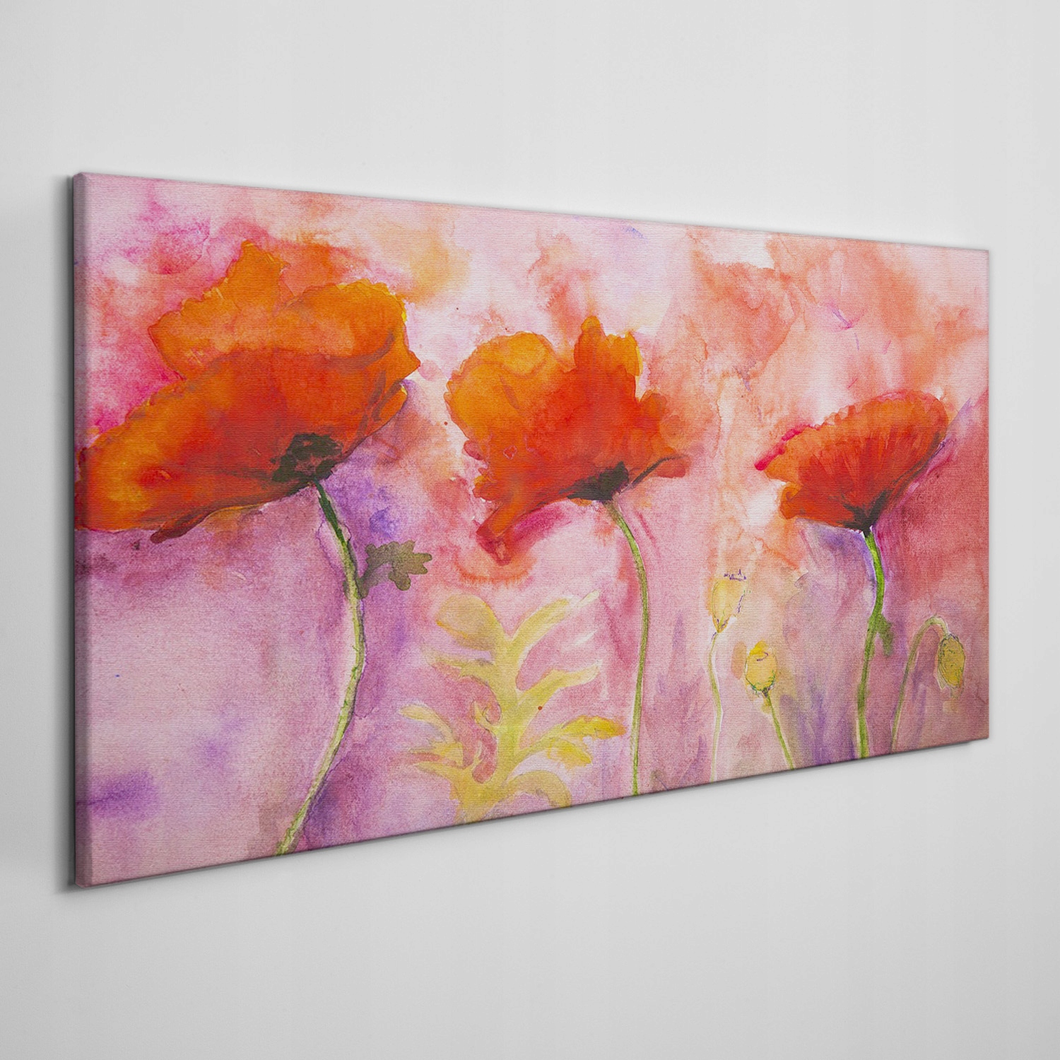

Obraz na płótnie Kwiaty maki czerwony 140x70 cm
