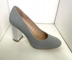 Dámské lodičky Higo kůže 1689 Popiel/ Levandule11 37, Popiel