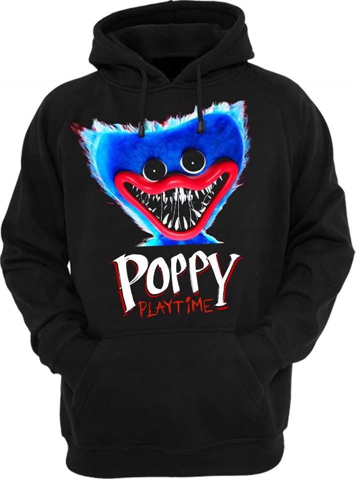 

Poppy Playtime Huggy Wuggy Bluza Z Kapturem r. Xs