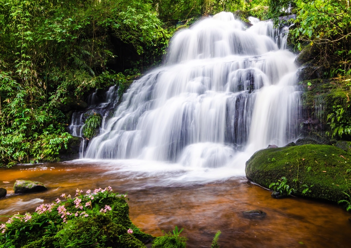 

Tapeta flizelinowa Wodospad Tajlandia - 208x146