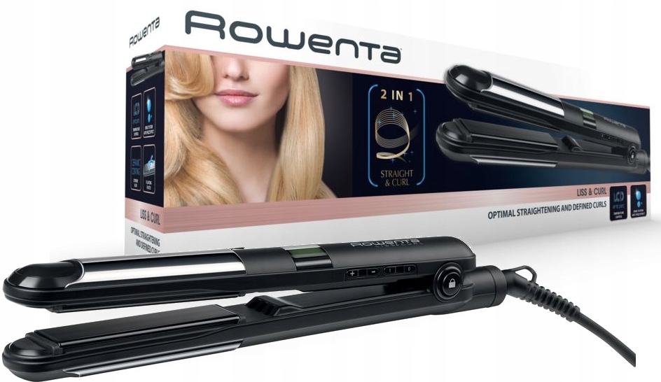 

Prostownica Lokówka Rowenta 2w1 SF4210 Jonizacja
