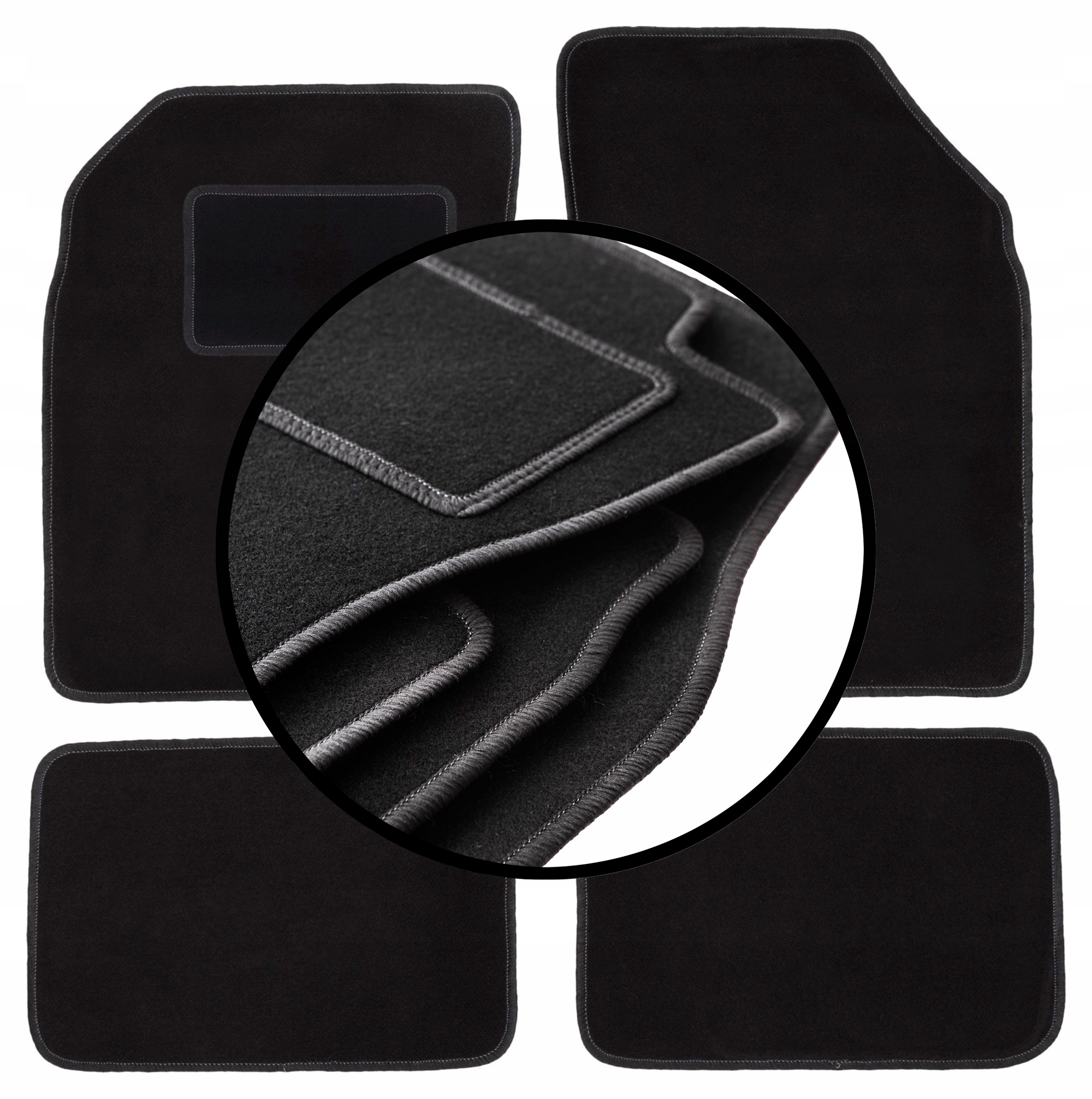 Velurové koberce komplet pro: Nissan Micra K11 hatchback (1992-2003)