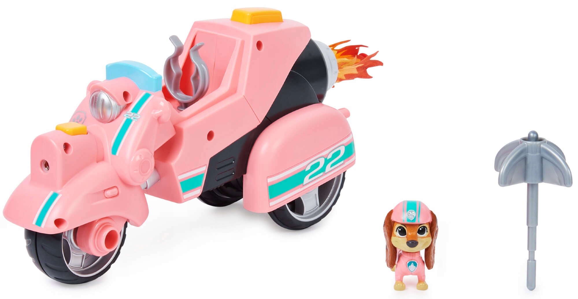 PSI PATROL POJAZD Z WYRZUTNIĄ LIBERTY + FIGURKA Seria The Movie