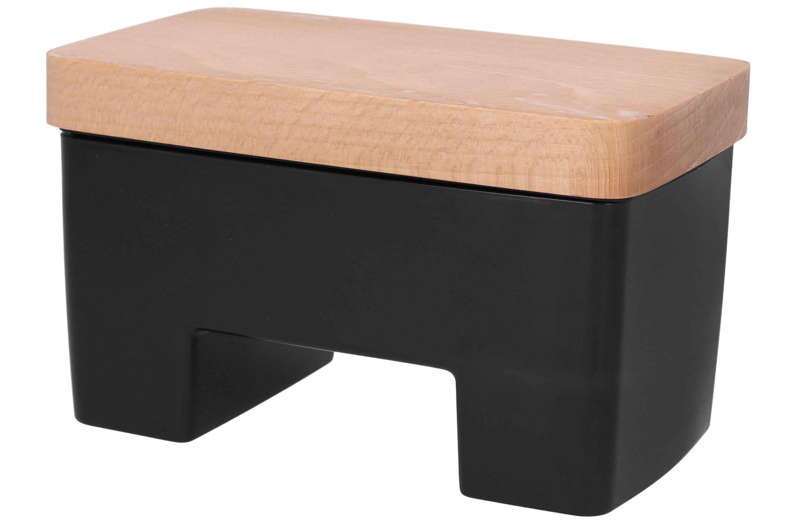 Czarna MASELNICZKA INTELIGENTNA pokrywa drewno czarny pojemnik na masło Marka inna