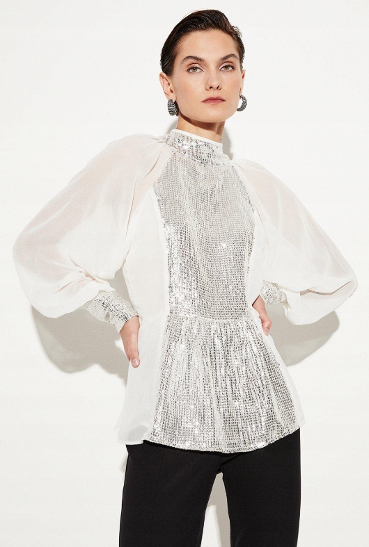 Karen Millen Bluzka Z Cekinami 40 1YŁD