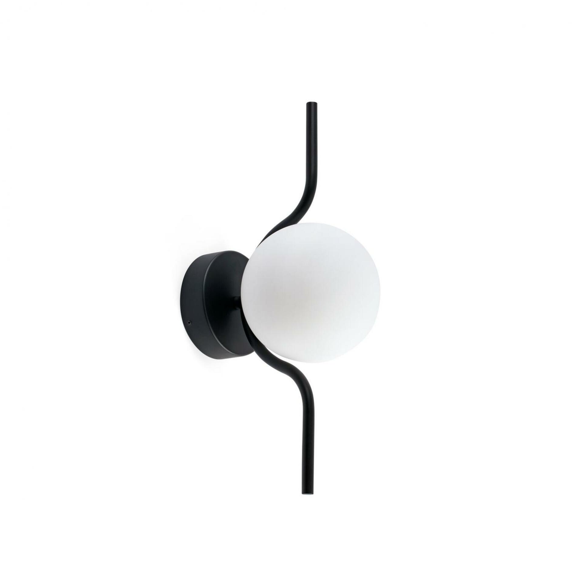 Faro Le Vita nástenná lampa čierna, Led, 694 lm, 2700K, moderný design