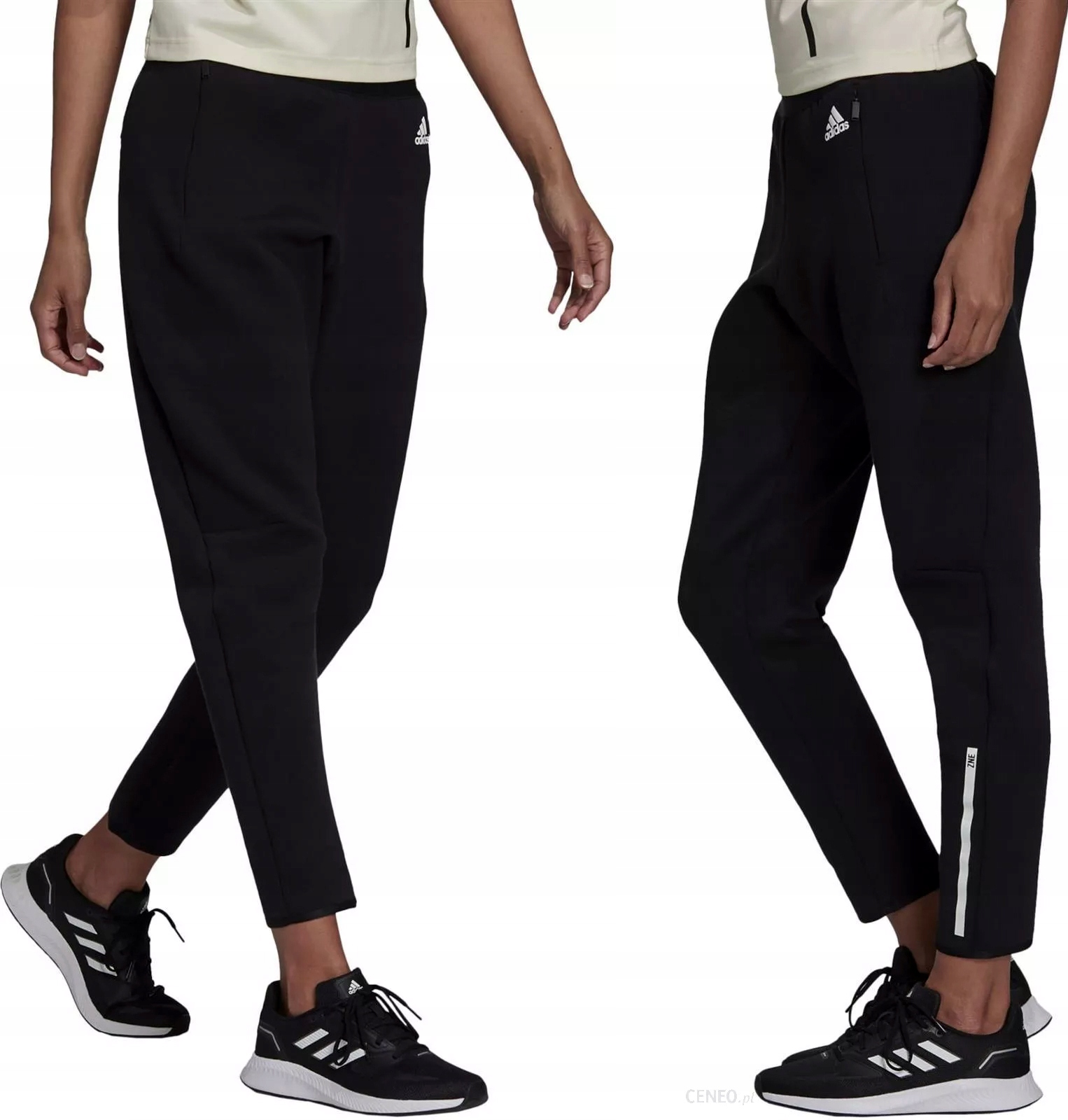 Ciepłe Spodnie Dresowe Damskie Sportowe Termoaktywne Adidas Z.n.e. L