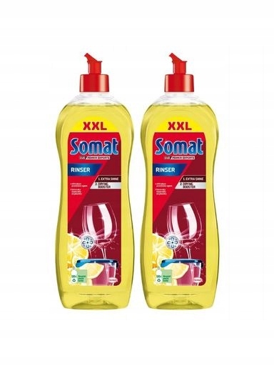 Levně 2x Somat Leštidlo do myčky nádobí Lemon Xl 750 ml X2