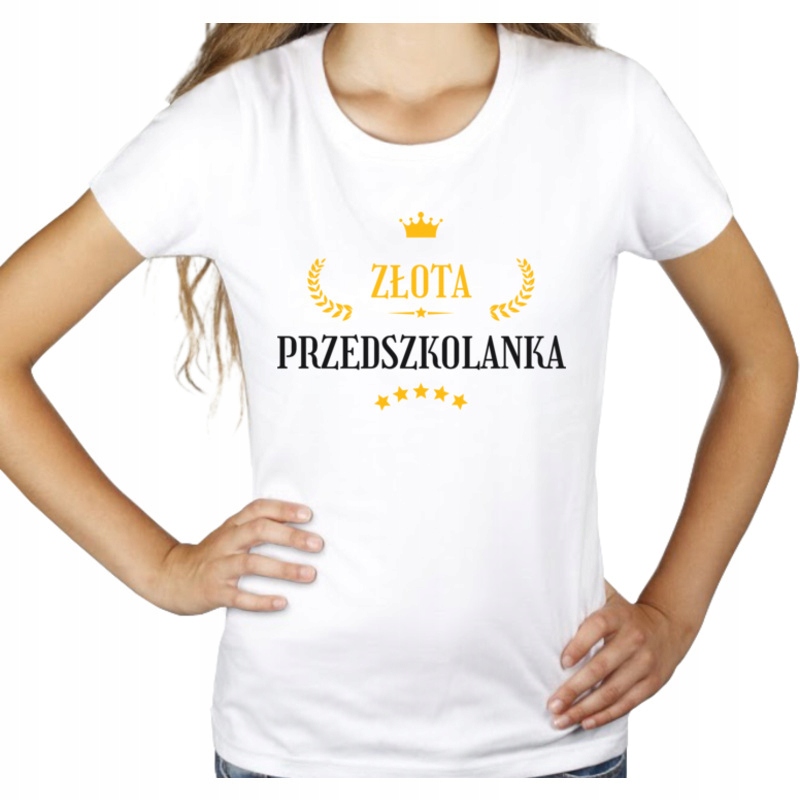 

Złota przedszkolanka dla przedszkolanki koszulka