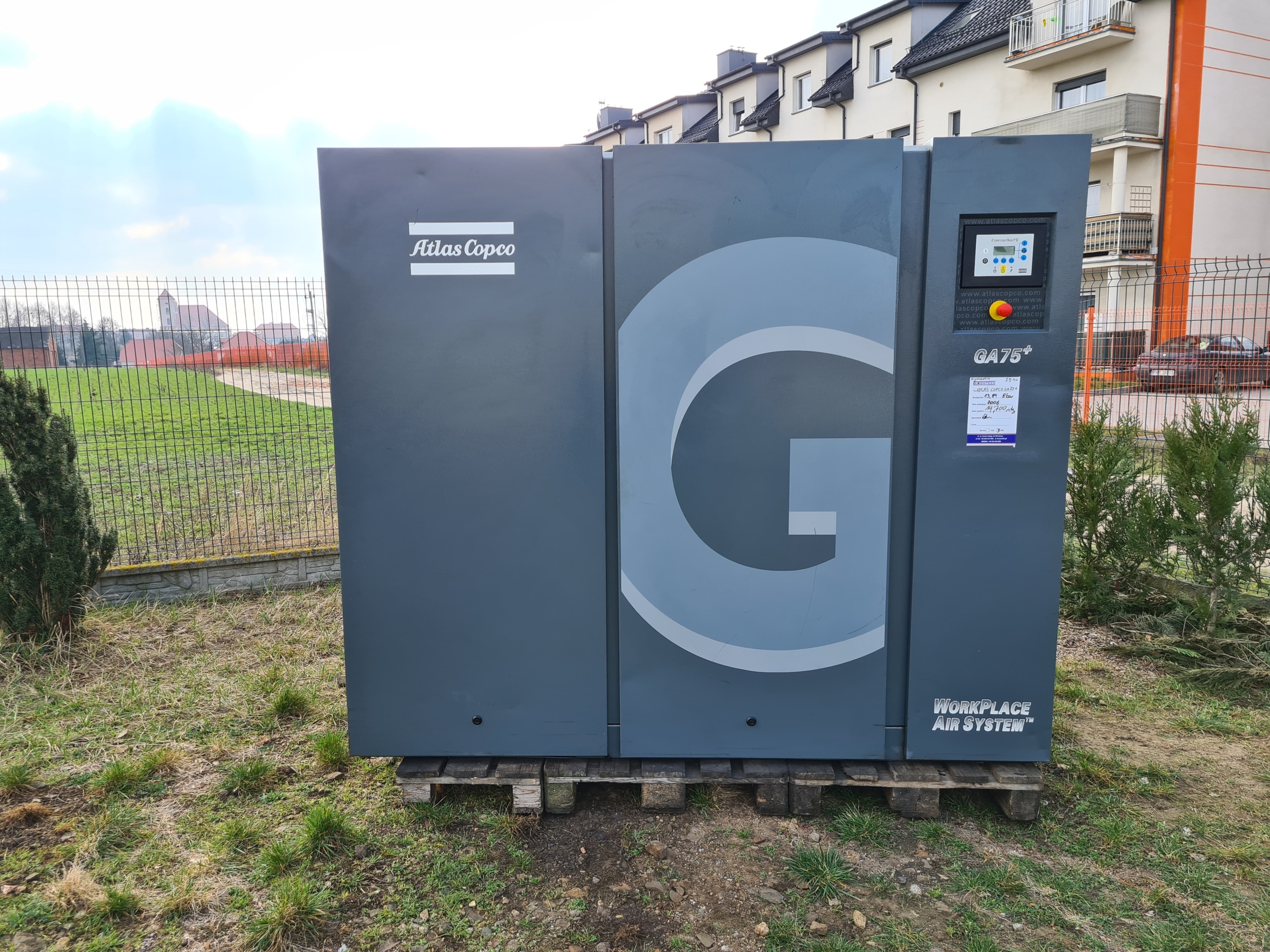 Kompresor śrubowy ATLAS COPCO GA 75 + Model GA 75 +