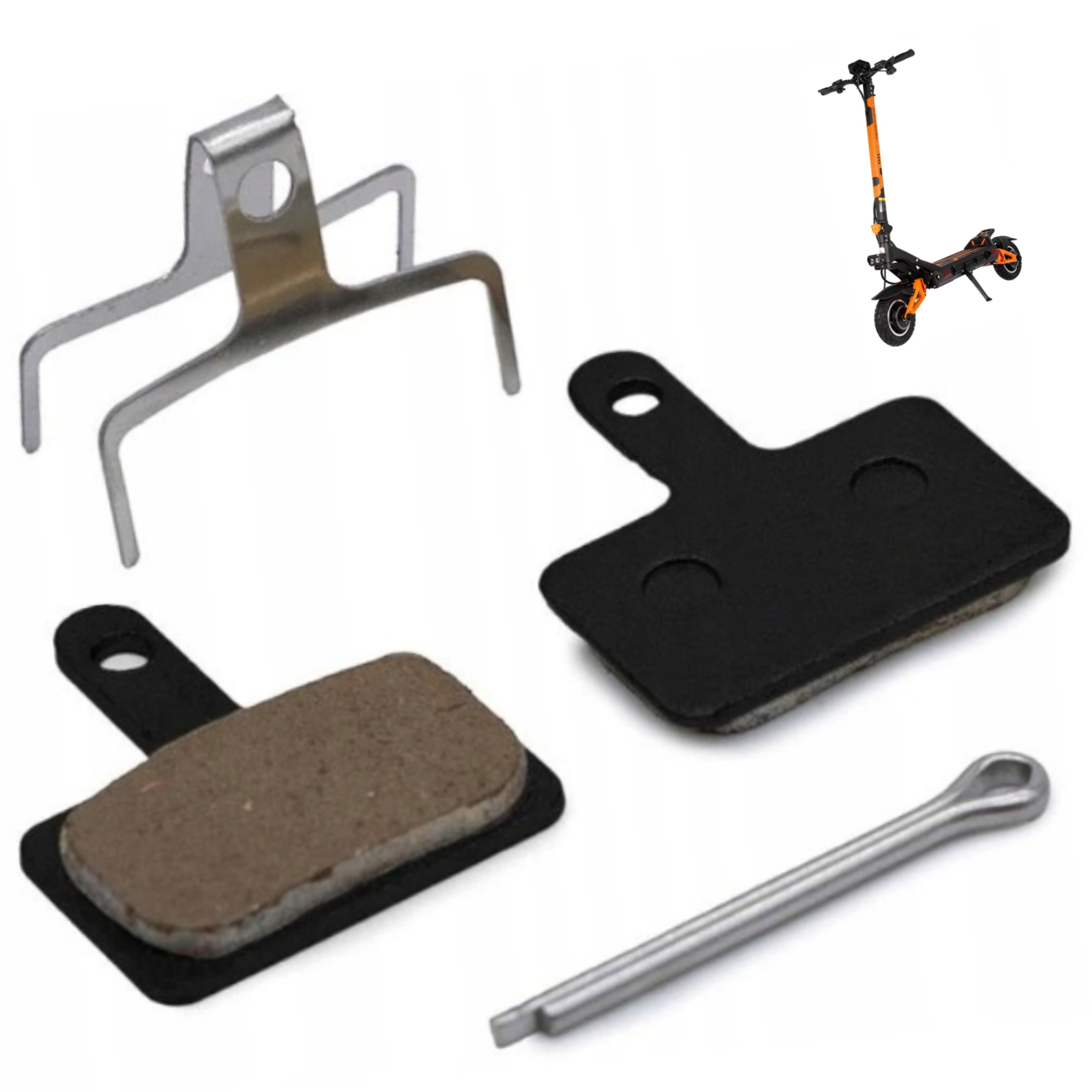 2x Klocki Hamulcowe Do KuKirin G2 Master G3 Pro G4 Motus Pro 10sport Ruptor