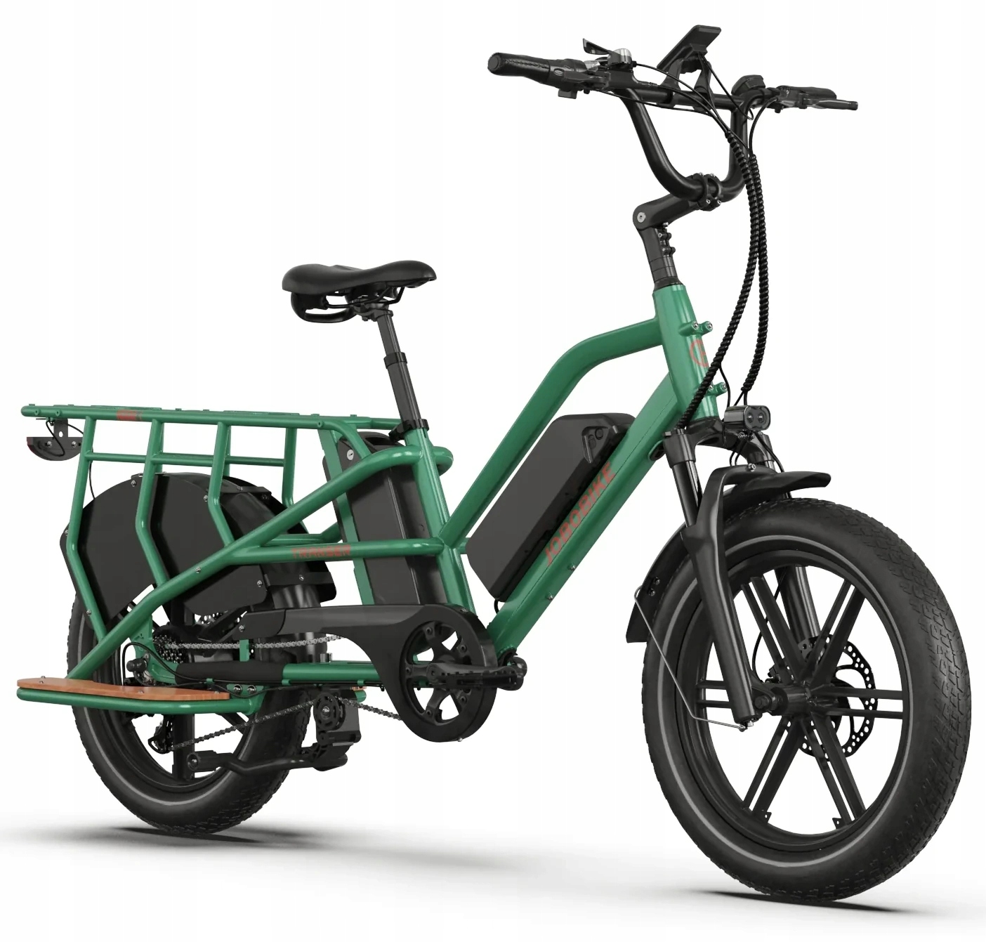 Rower Elektryczny Cargo Jobobike Transer 1248Wh 135 Km Dwie baterie