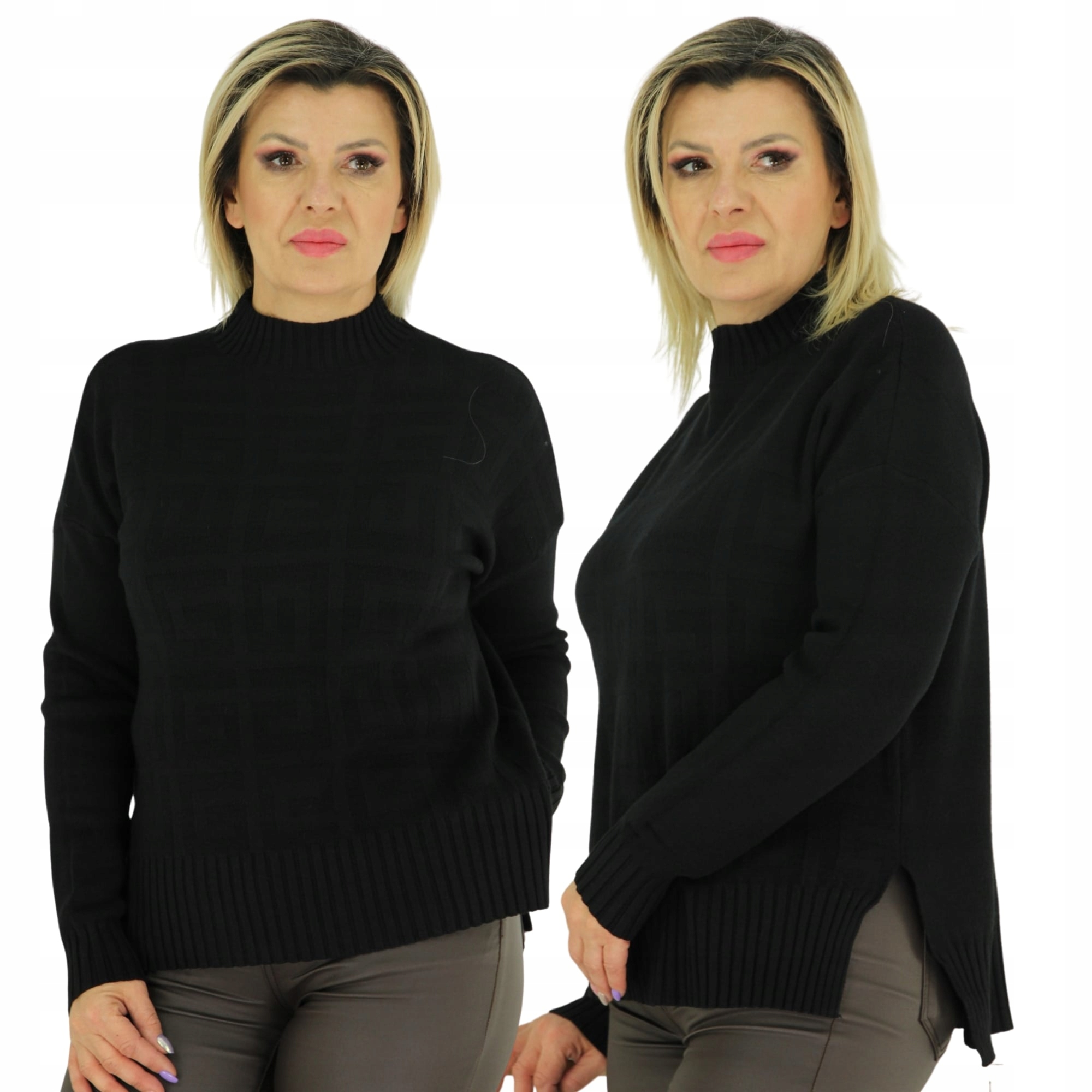 

sweter damski półgolf XL 2XL 3XL