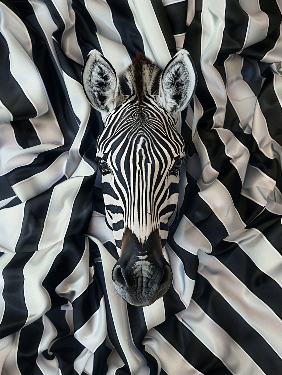 Obraz Na Plátně Plátně Černá Bílá Zebra Portrét Povlečení 75x100
